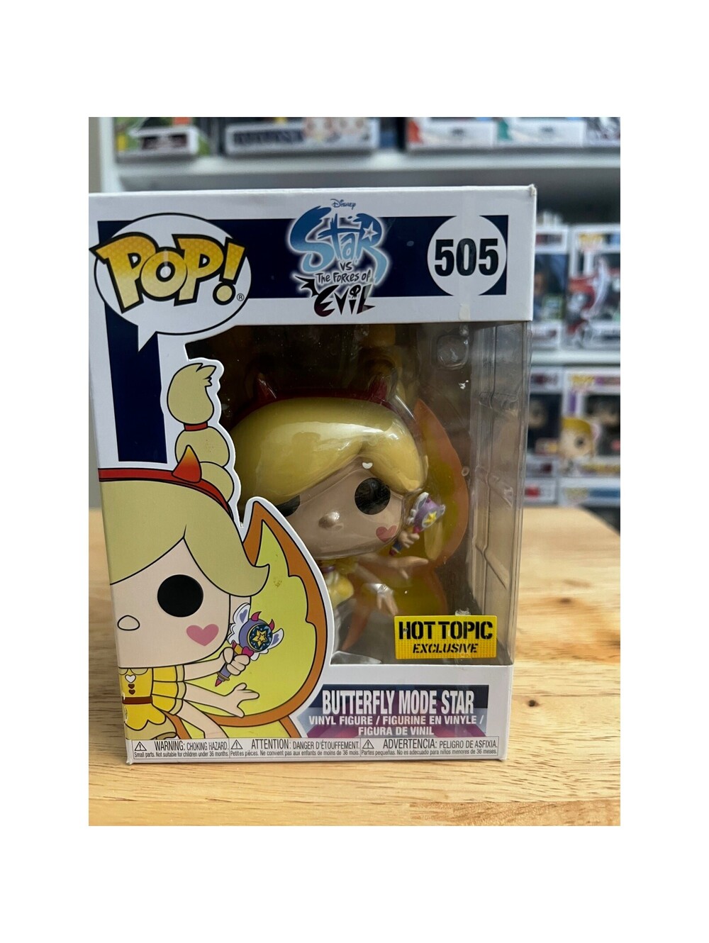 VAULTED EXCLUSIVE Butterfly Mode Star Funko Pop #505 Disney Vs. Forces of Evil